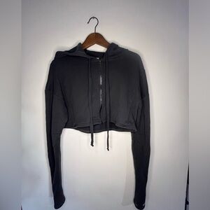 Alo Yoga Extreme Crop Jacket in Anthracite